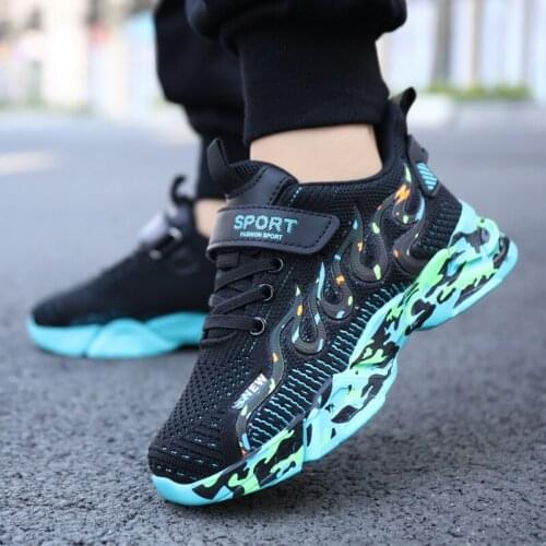 New Designer Kids Sneakers Children Running Sport Shoes Boys Breathable Walking Casual Shoes Mesh Tenis Sneakers for Girl Summer