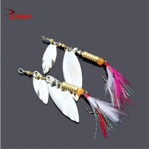 New Arrival 6.5cm 7g Noise Sequins Spinner Metal Fishing Lure Spoons Fishhooks Lures Metal Sequin