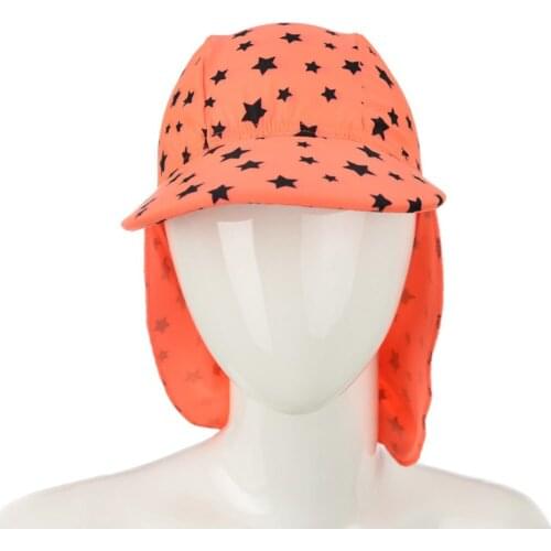 Orange Female Child Sun Hat