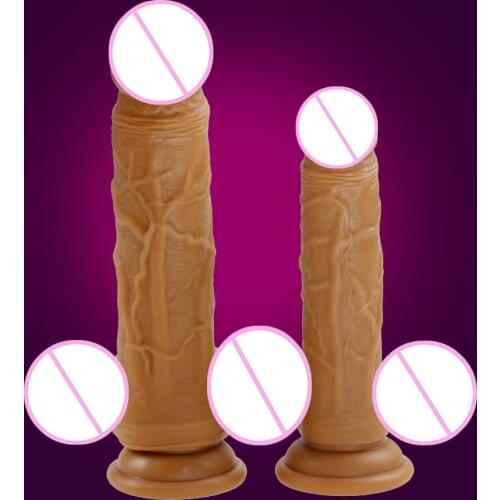Realistic Dildo soft Skin feeling material Huge Big Penis With Suction Cup Sex Toys for Woman Strapon Female Masturbation