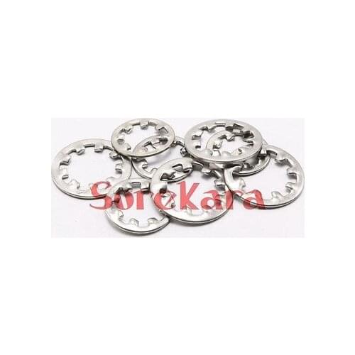Stainless Steel Internal Tooth Lock Washers M3-M16 Qty 50