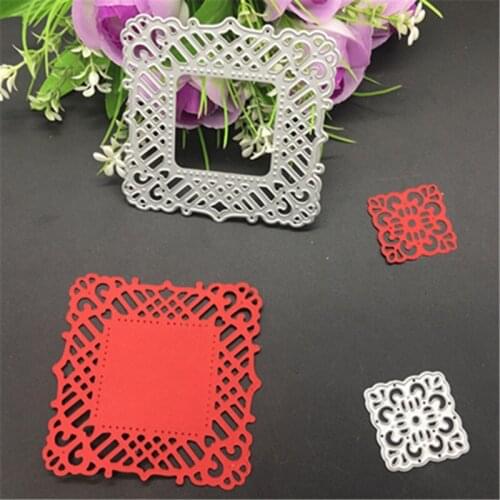 Bud silk square Metal Cutting Dies Stencil Scrapbooking Photo Album Card Paper Embossing Craft DIY