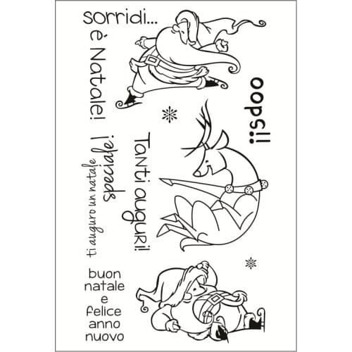 Italian Stamp Cartoon Pattern Stamp And Metal Die Scrapbooking Alphabet Stamp Embossing Craft Making Silicone Transparent Stamps