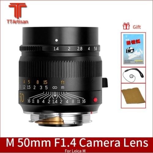 TTartisan M 50mm F1.4 ASPH Full Frame Manual Focus Lens for Leica M Mount Like Leica M-M M240 M3 M6 M7 M8 M9 M9p M10 M262 M10P