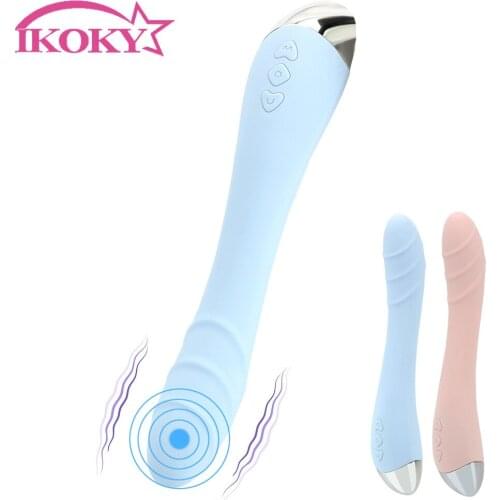 IKOKY G-Spot Dildos Vibrator Sex Toys For Women Vagina Clitoris Massager USB Charging 10 Speeds Female Masturbation Powerful