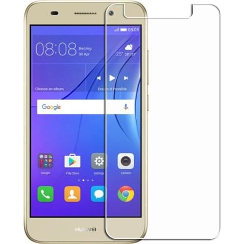 Tempered Glass For Huawei Y3 2017 5.0" CRO-L02 CRO-L22 CRO-L03 CRO-L23 CRO-U00 Screen Protector 9H 2.5D On Phone Protective Film