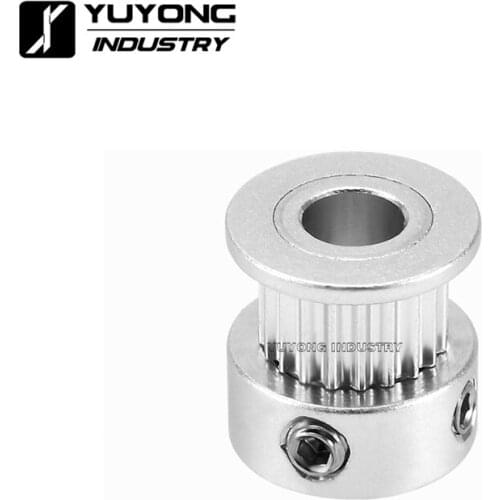 3D Printer Parts GT2 Timing Pulley 2GT 20 Teeth Aluminum Bore 5mm 6.35mm 8mm Synchronous Wheels Gear Part For Width 6mm