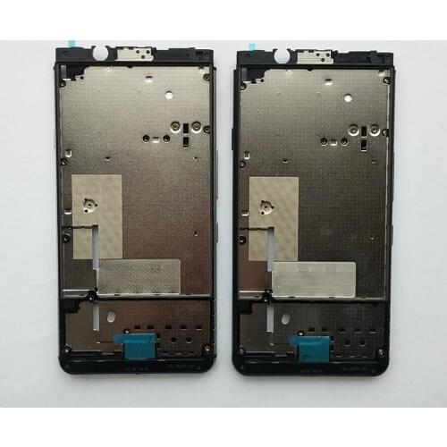 ZUCZUG New Metal Middle Frame For Blackberry Keyone Dtek70 Bezel Plate Housing Chassis Backplate Holder With Side Keys