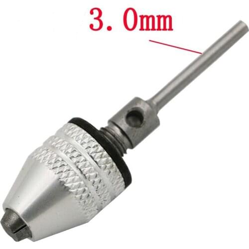 0.3-4mm Mini Drill Chuck Adapter Converter w/2.35mm Connecting Shaft Electric Grinding Engraving Machine Conversion Drill Chuck