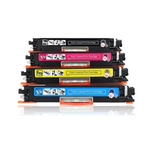 130A Refillable CF350A CF351A CF352A CF353A Laser Toner Cartridge Replacement for HP Color LaserJet Pro CP1025 MFP M176n M177fw