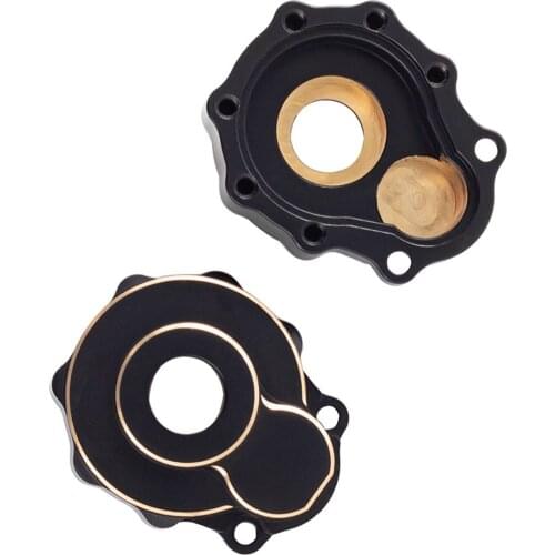2PCS/set of brass front and rear axle covers for TRX-4 remote control car upgrade accessories