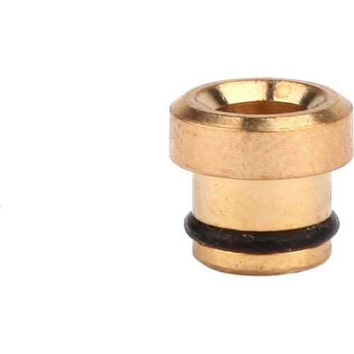 2pcs Brass Smoke Filter Smoking Holder Adapter for Thin Cigarette Slim Cigarette Holder Converter Reduce Tar Cleaning