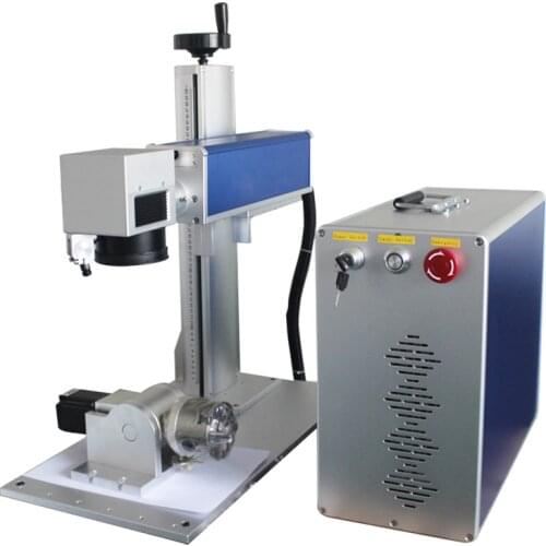 20W Split Fiber Laser Marking Machine Laser Engraver Machine Nameplate Laser Marking Stainless Steel