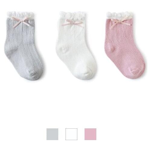 3 Pair/lot 0 to 6 Yrs Toddler Baby Child Girls Ruffle Ankle Cotton Dress Socks Princess Summer Cotton Flower Socks Cute Lace Edg