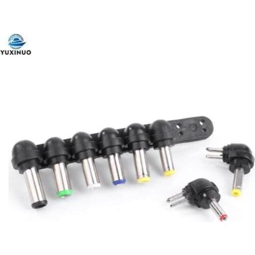 8PCS/Set Universal 2Pin Detachable Plug Laptop Charger Tip AC/DC Power Adapter For Dell Toshiba Hp Lenovo Asus Acer Notebook