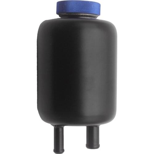 Aluminum Polished Fuel Racing Power Steering Tank Breather Oil Catch Can