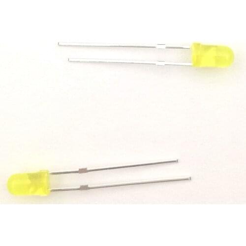 Free shipping 1000pcs Yellow LED 3MM Yellow light-emitting diode Yellow turn Yellow