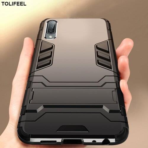Case For Huawei Honor Play 3 Silicone Cover Anti-Knock Hard PC Robot Armor Slim Phone Back Cases For Honor Play Coque