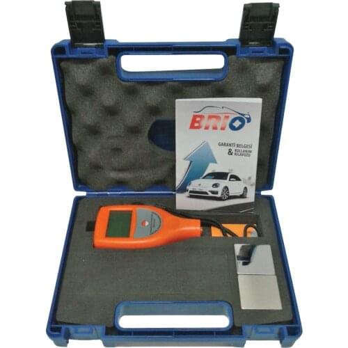 Brio Digital Automobile Paint Thickness Gauge Car Paint Tester Coating Meter for Metal and Aluminum Surfaces in Exclusive Blue