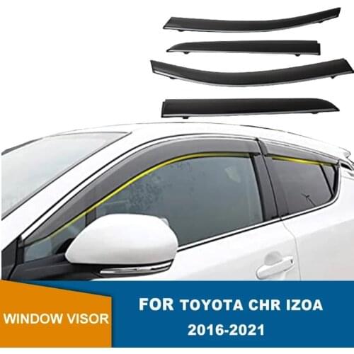 Side Window Deflector For Toyota Chr C-hr Izoa 2018 Window Shield Sun Rain Guards For Toyota Chr 2019 SUN