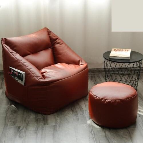 Lazy Sofa Chair Single Bedroom Net Red Balcony Leather Leisure Bean Bag Simple Household Japanese Tatami Floor Mat