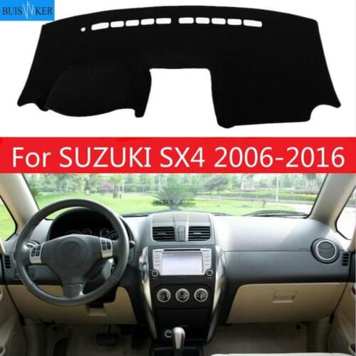 For SUZUKI SX4 2006 2007 2008 2009-2016 Dashboard Cover Sun Shade Non-slip Dash Mat Pad Carpet Car Stickers Interior Accessories