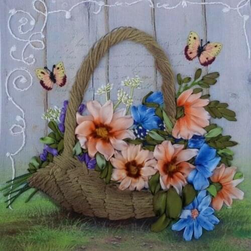 EverShine Diamond Painting Flowers With Square Rhinestones Beads Embroidery Cross Stitch Kit Needlework Craft Kit Wall Stickers