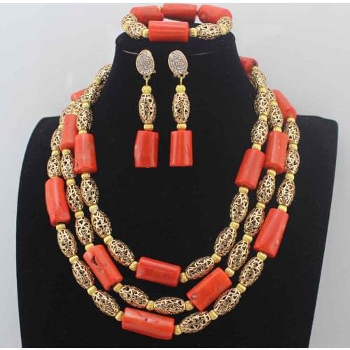 African Purple Coral Beads Jewelry Set Nigerian Wedding beads Indian Costume Bridal beaded Necklace Set Free Shipping E1086