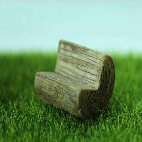 Mini Retro Tree Chair Fairy Garden Ornament Decoration Micro Landscape Resin Bonsai Figurines Mini Garden Accessories Home decor