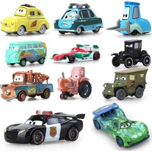 Disney Pixar Cars Lightning Mcqueen Mater Diecast Metal Alloy Model Car Birthday Gift Educational Toys For Children Boys Best