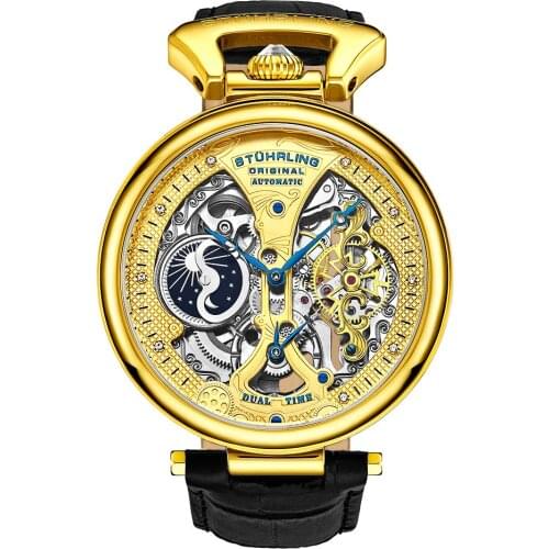 3920.2 Stührling 46mm Automatic Mens Wristwatch