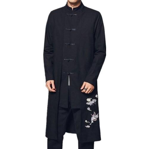 Winter & Autumn Chinese Style Mens Long Jacket & long coat Fashion Slim Men Coats Popular Hot Deals Tough Guy tops jackets