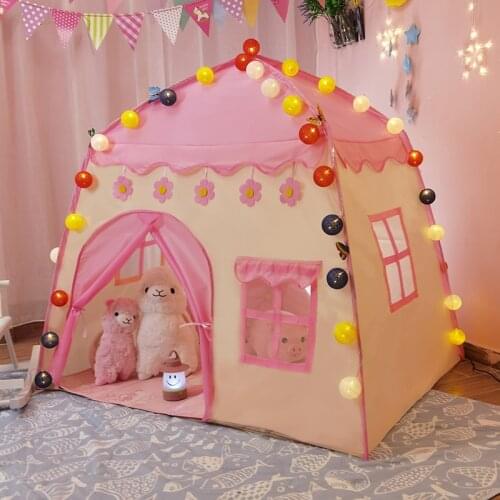 Childrens tent Baby Fun play Toy Tent for kids Wigwam House for children Fairy princess castle Christmas Birthday gift for girl