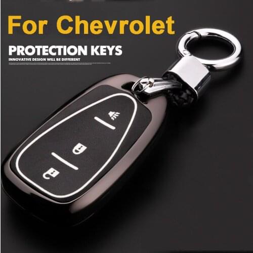 Luminous Leather Car Remote Key Fob Case Cover Shell For Chevrolet Malibu XL TRAX Equinox Camaro Cruze 2016 2017 2018 key Case