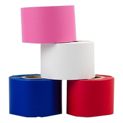 Red White Blue Yellow Green Orange Color Thermal Washing Ribbon Synthetic Resin Material 30mm 35mm 40mm Width 200M Length