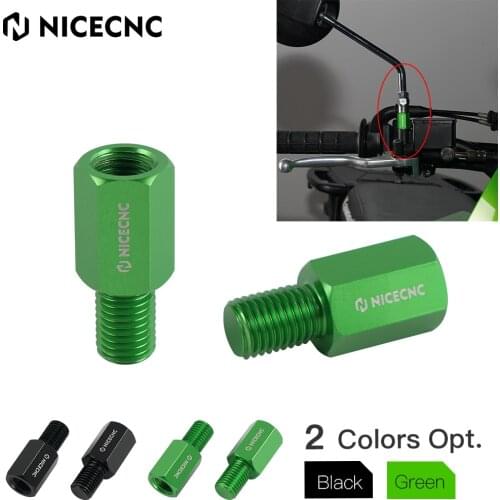 M10x1.25 Motorcycle Mirrors Extension Riser Extend Adapter Bolts For Kawasaki KLR 650 KLR650 2008-2022 2021 2020 2019 2018 2017