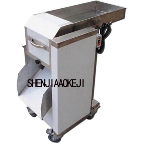 Vertical stainless steel fish cutting machine squid cutting machine cut rhombus squid cut fish machine 750W 1PC 220V