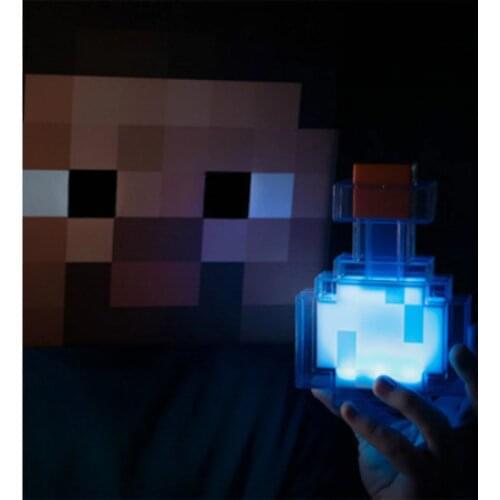 The potion bottle lights up the LED color-changing night light toy and switches between 8 different colors. Touch control gifts