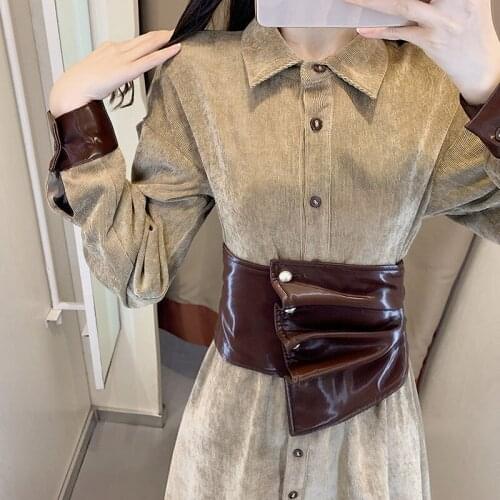 Velvet dress womens autumn and winter 2021 new Korean version of slim slimming dress tide maxi dresses for women