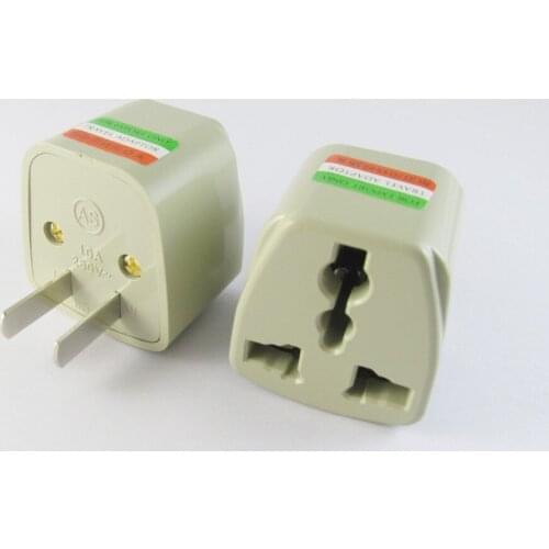 10pcs Universal US UK EURO AU TO US Travel Wall AC Power Plug Adapter Converter 10A