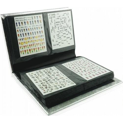120 Sheets 3D Nail Sticker Water Decal Collecting Albums Storage Holder Nail Art Display Showing Book Container Tool