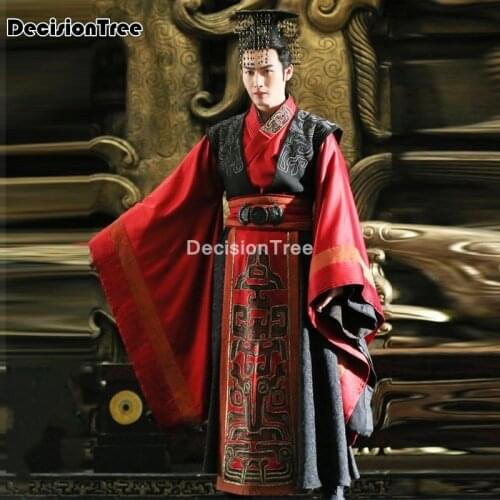 2021 hanfu men cosplay chinese traditional dress ancient general minister casual costumes adult stage performance costumes sets