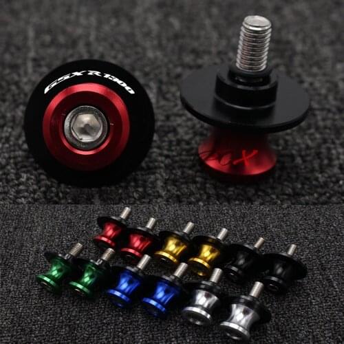 Motorcycle Accessories CNC Aluminum M8 Swingarm Spools Slider Stand Screw For Suzuki HAYABUSA GSX-R1300 GSX R1300 1999-2016