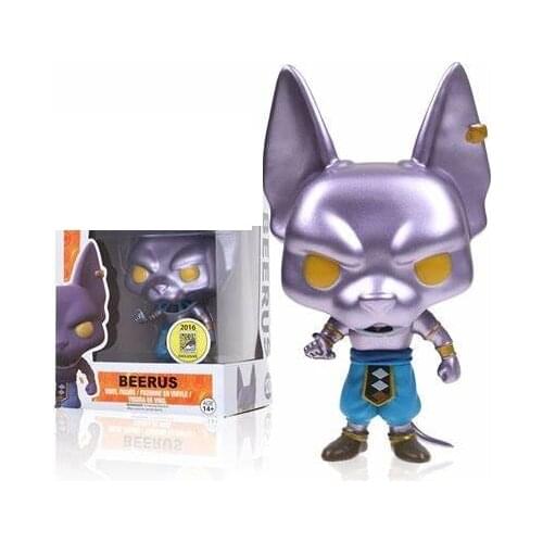 Anime Dragon Ball Z Beerus Model Toy PVC Action Figure Super Saiyan Vinyl Figure Doll 120# Collection Toy in box