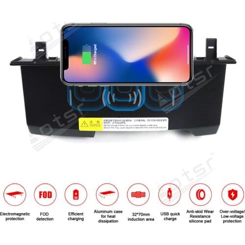 QI Car Wireless Charger For KIA KX1 2018 Intelligent Infrared Fast Charging Phone Charger for iPhone Samsung Huawei