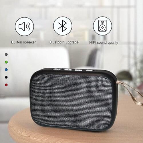 Cloth Bluetooth Speaker Mini Portable Subwoofer Speakers Support TF FM Card HIFI Wireless Loudspeaker For iPhone Samsung