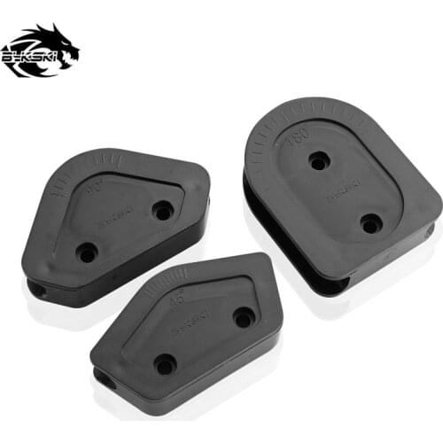 Bykski ABS Multi-angle use for 12mm/14mm/16mm Outner Diameter Hard Tube Elbow Mold 3pcs/Set Bend Tool kit for OD12/14/16mm Pipe