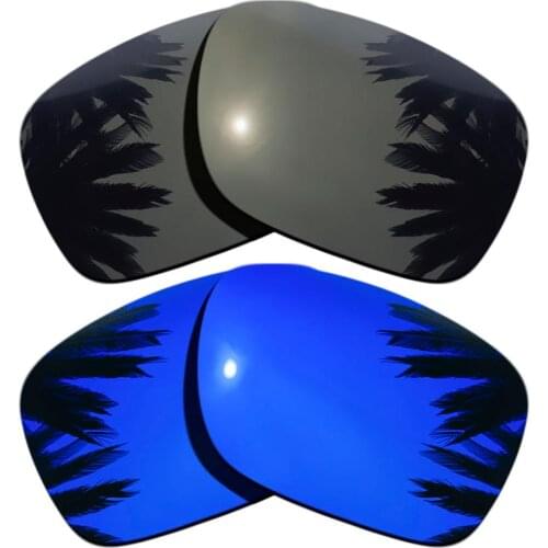 Black&Purple Mirrored Polarized Replacement Lenses for Holbrook Frame 100% UVA & UVB