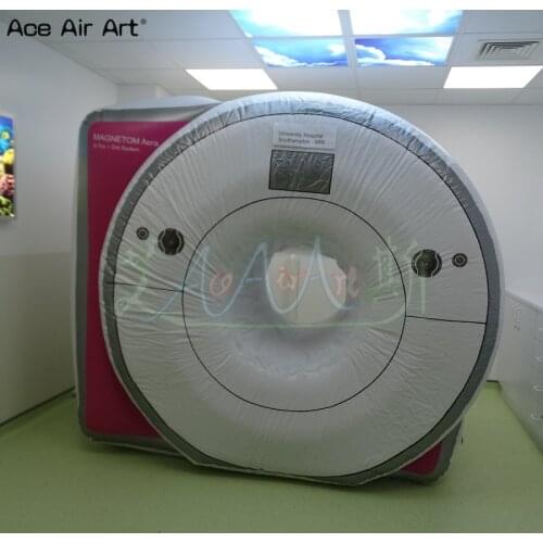 Nice design 2 m W inflatable CT scanner replica,scanistor model with air blower for sale