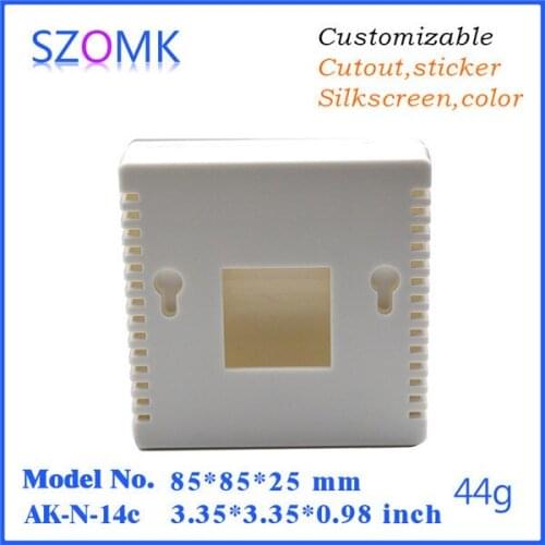 Szomk diy enclosure electric cover (10 pcs) 85*85*25mm abs box electronics, electronic equipment enclosure